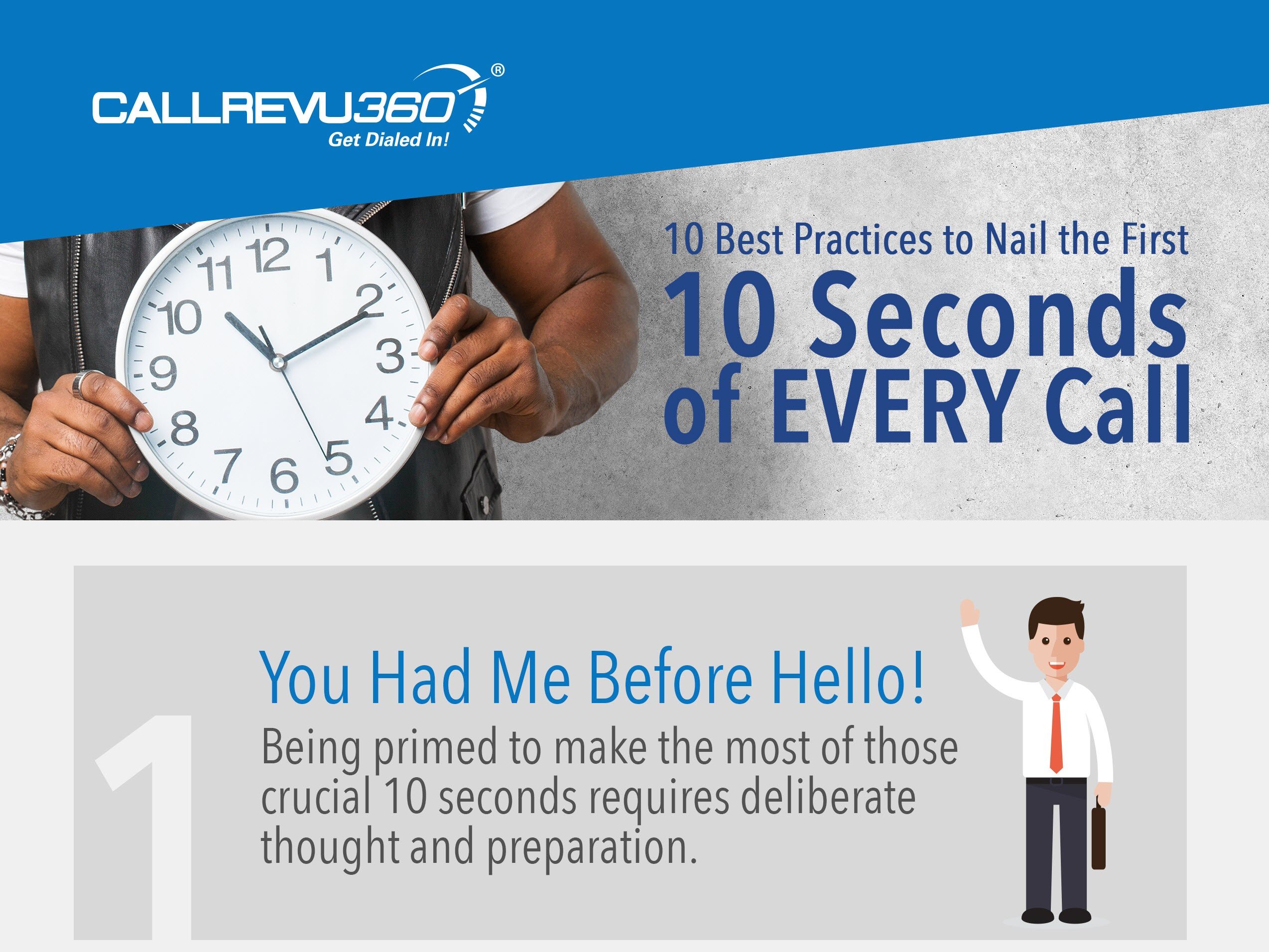 10 Best Practices to Nail the First 10 Seconds of Every Call!