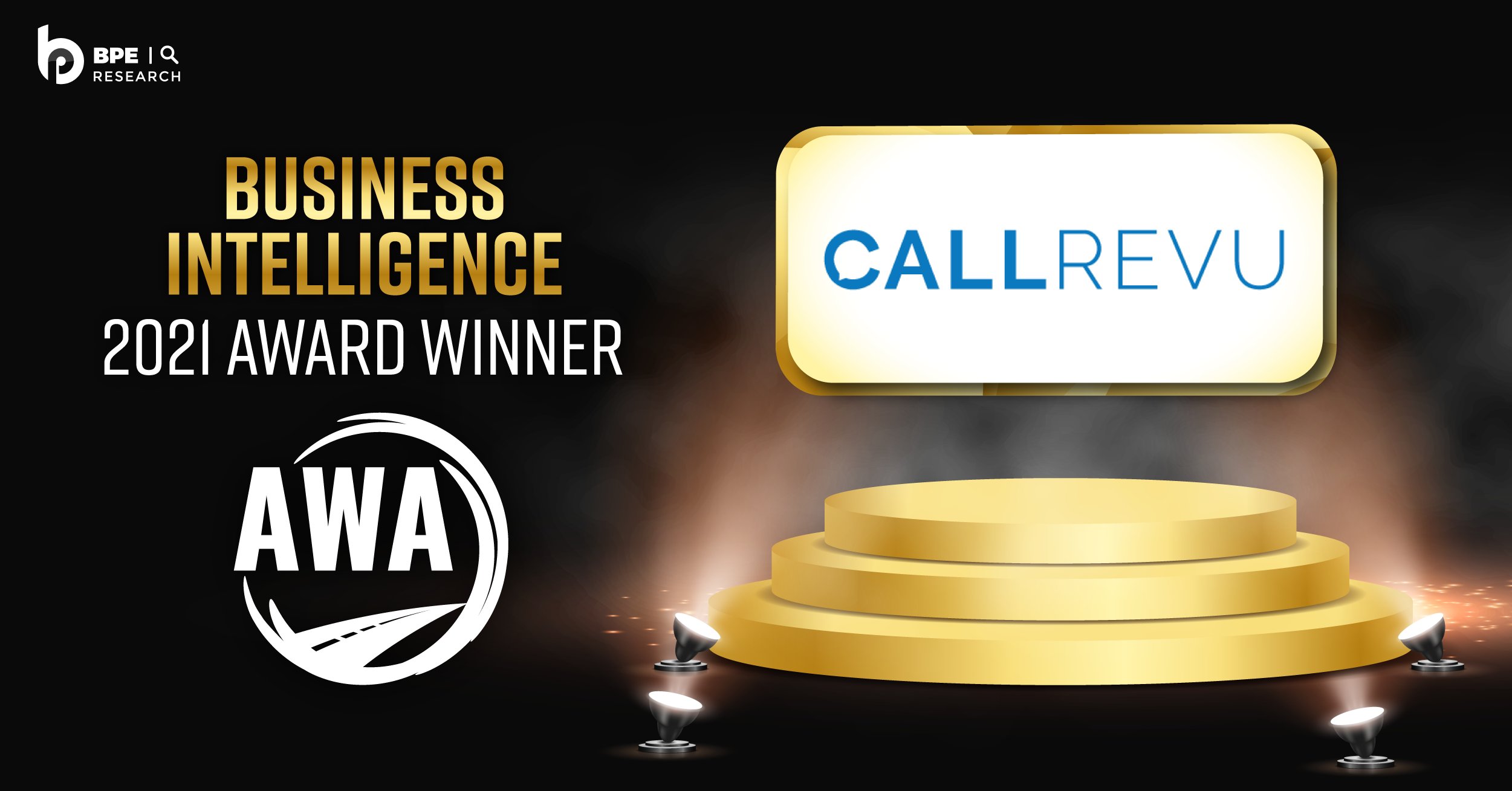 CallRevu Announced as a Winner of the 2021 AWA Business Intelligence Award